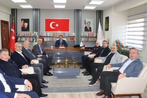 İl Milli Eğitim Müdürümüz Sayın Coşkun BAKIRTAŞ'ı ziyaret ettik