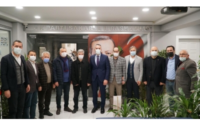 İl Başkanı Tever\\\'e hayırlı olsun ziyareti 