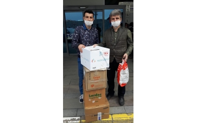 İkinci parti dezenfektanlar teslim edildi