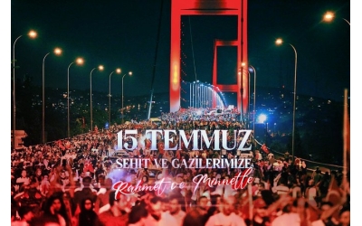 15 Temmuz Demokrasi ve Milli Birlik Günü Kutlu Olsun.