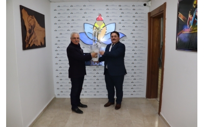 İl Milli Eğitim Müdürümüz Sayın Coşkun BAKIRTAŞ'ı ziyaret ettik