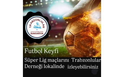 Derneğimiz lokalinde futbol keyfi..