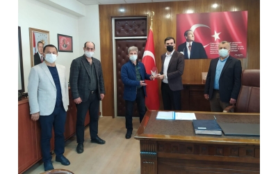 Taraklı Kaymakamı sayın Küçük\'e başşağlığı ziyareti