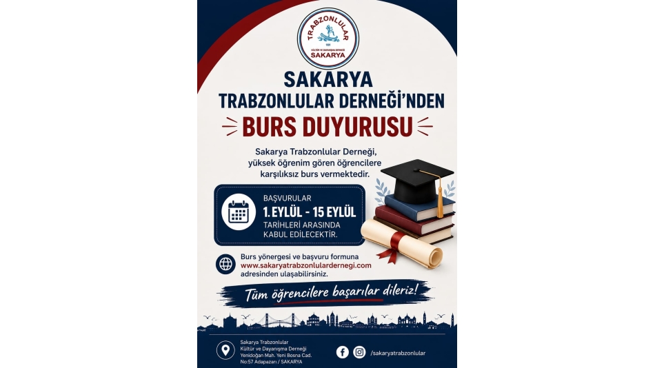 Burs başvuruları başladı