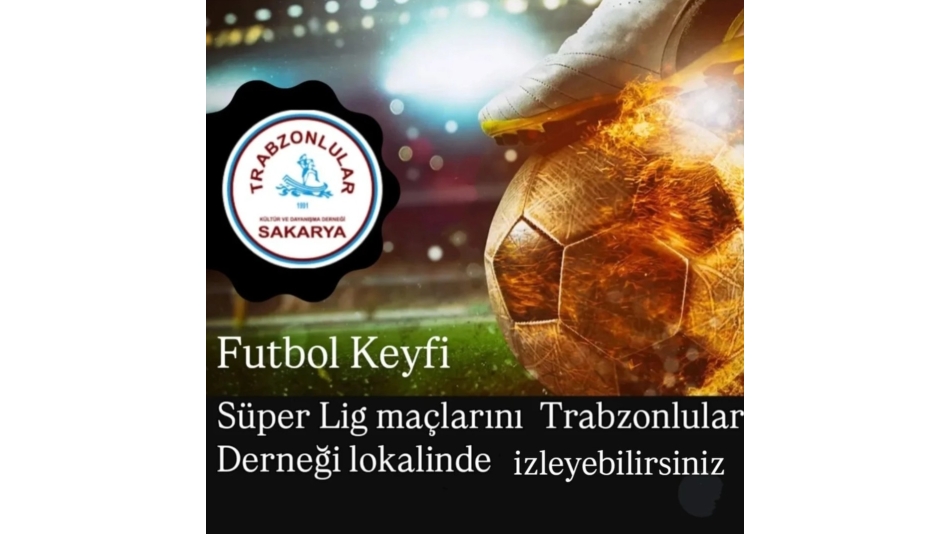 Derneğimiz lokalinde futbol keyfi..