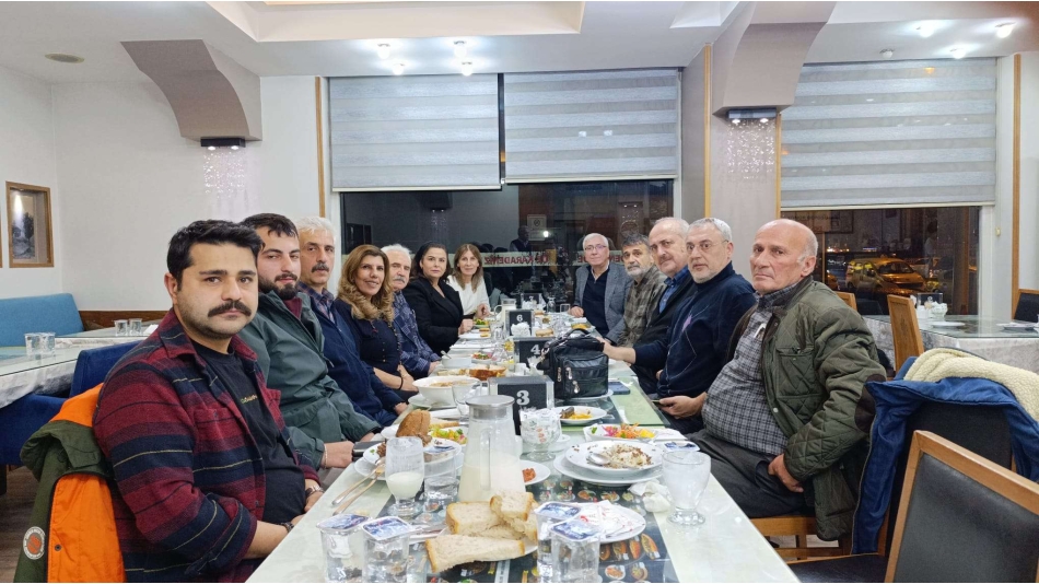 Gazetecileri derneğimiz de ağırladık
